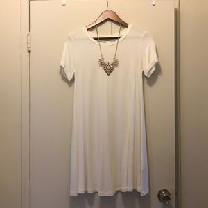 White T Shirt Swing Dress Forever 21